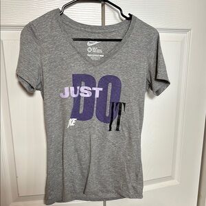 Nike Gray Just Do It T-Shirt